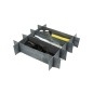 Compactor Free - Organiseur de tiroir 440x100 mm, gris RAN7033