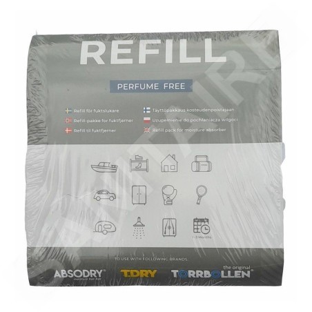 Everbrand Sweden T.Dry - Recharge pour absorbeur d'humidité T.Dry, 3x100g 7216-TD