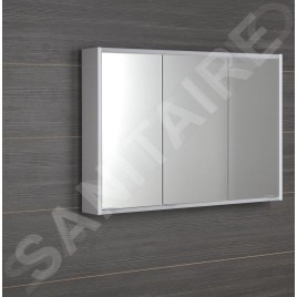 Sapho Batu - Armoire miroir 1000x780x150 mm, avec éclairage LED, blanc 1141130