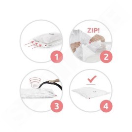 Compactor Boîtes de stockage - Jeu de sacs de conservation sous vide, taille XL, transparents RAN8285