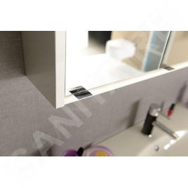Sapho Batu - Armoire miroir 1000x780x150 mm, avec éclairage LED, blanc 1141130