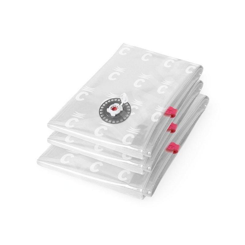 Compactor Boîtes de stockage - Ensemble de boîtes de rangement sous vide, taille M et L, transparent RAN4127