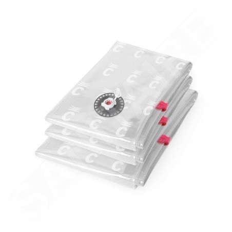 Compactor Boîtes de stockage - Ensemble de boîtes de rangement sous vide, taille M et L, transparent RAN4127