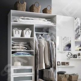 Compactor Boîtes de stockage - Ensemble de boîtes de rangement sous vide, taille M et L, transparent RAN4127