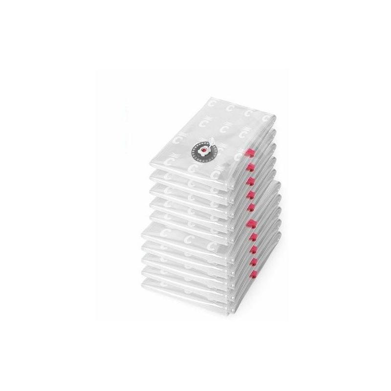 Compactor Boîtes de stockage - Ensemble de boîtes de rangement sous vide, taille M et L, transparent RAN7367