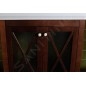 Sapho Cross - Meuble-vasque 70x81x47 cm, acajou CR075 Sapho Cross - Meuble-vasque 70x81x47 cm, acajou CR075