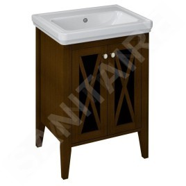 Sapho Cross - Meuble de lavabo 550x810x430 mm, acajou CR060