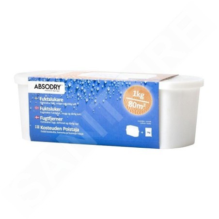 Everbrand Sweden Absodry - Absorbeur d'humidité, jusqu'à 80 m3, 1000 g 214-ADC-V