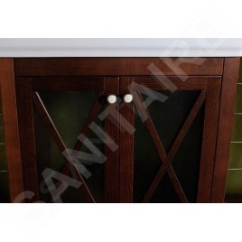 Sapho Cross - Meuble de lavabo 550x810x430 mm, acajou CR060