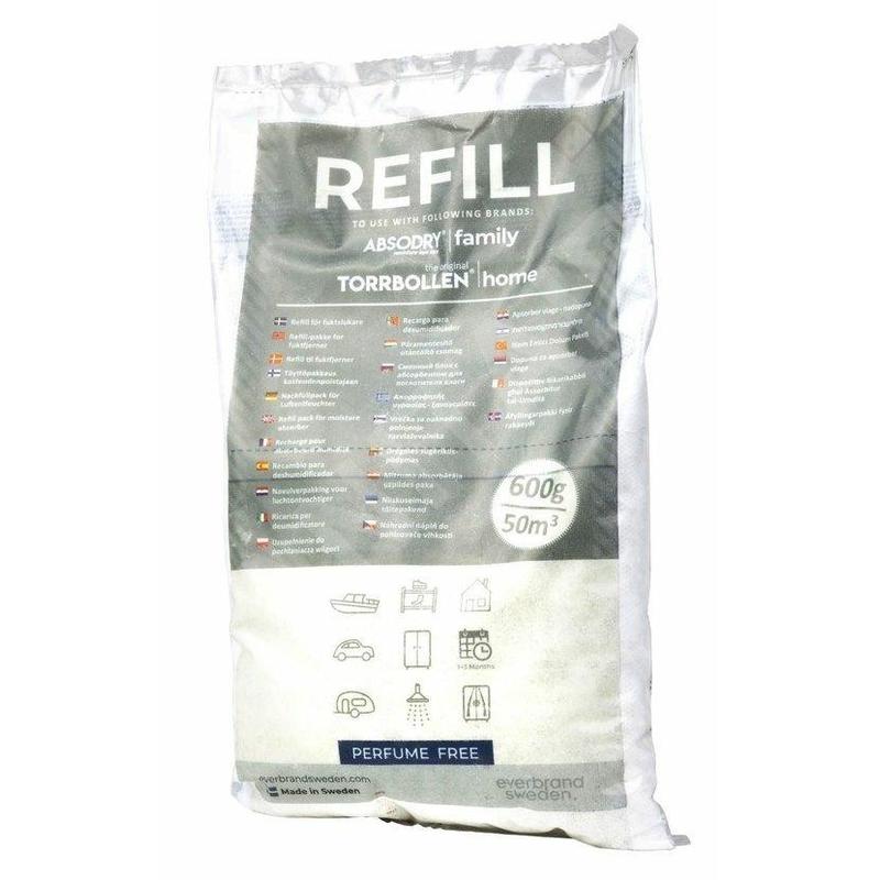 Everbrand Sweden Absodry Duo Family - Recharge pour absorbeur d'humidité Absodry Duo Family Bag, 2x600 g 205-DFB