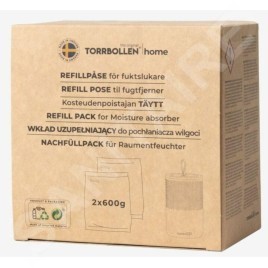 Everbrand Sweden Absodry Duo Family - Recharge pour absorbeur d'humidité Absodry Duo Family Bag, 2x600 g 205-DFB