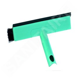 Leifheit Nettoyage - Raclette à vitre avec brosse et manche télescopique 110-190 cm 51104