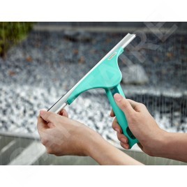Leifheit Nettoyage - Raclette à vitre Window Slider avec manche télescopique 120-200 cm 51523