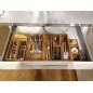 Compactor Organisateurs cosmétiques - Organiseur de tiroir 225x150x65 mm, bambou RAN6964
