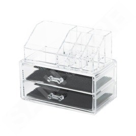 Compactor Organisateurs cosmétiques - Organiseur de cosmétiques 88x117x158 mm, plastique transparent RAN5048