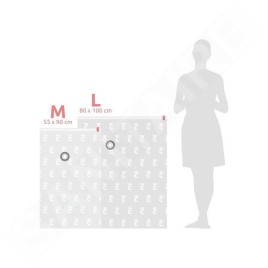 Compactor Boîtes de stockage - Ensemble de boîtes de rangement sous vide, taille M et L, transparent RAN2233