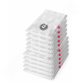 Compactor Boîtes de stockage - Ensemble de boîtes de rangement sous vide, taille M et L, transparent RAN2233