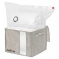 Compactor Boîtes de stockage - Boîte de stockage sous vide avec manchon, 125 l, gris RAN10118