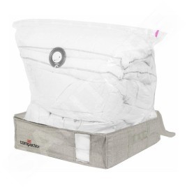 Compactor Boîtes de stockage - Boîte de stockage sous vide avec manchon, 145 l, gris RAN10116