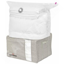 Compactor Boîtes de stockage - Boîte de stockage sous vide avec manchon, 150 l, gris RAN10117