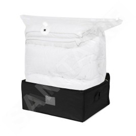Compactor Boîtes de stockage - Boîte de conservation sous vide avec manchon, 210 l, noir RAN4422