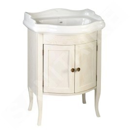 Sapho Retro - Meuble de lavabo 600x800x450 mm, blanc antique 1684