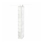 Compactor Organisation de penderie - Organiseur suspendu 15x30x128 cm, 9 compartiments, blanc RAN1259