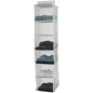 Compactor Organisation de penderie - Organiseur suspendu 30x30x128 cm, 6 compartiments, blanc RAN2981