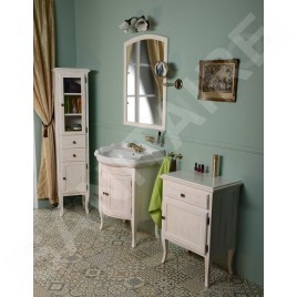 Sapho Retro - Meuble de lavabo 600x800x450 mm, blanc antique 1684