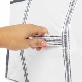 Compactor Boîtes de stockage - Boîte de conservation sous vide avec manchon, 210 l, blanc/gris RAN3066