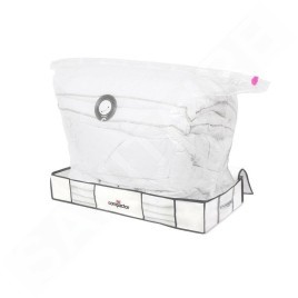 Compactor Boîtes de stockage - Boîte de conservation sous vide avec manchon, 190 l, blanc/gris RAN3310
