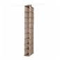 Compactor Organisation de penderie - Organiseur suspendu 15x30x128 cm, 9 compartiments, brun RAN4382B