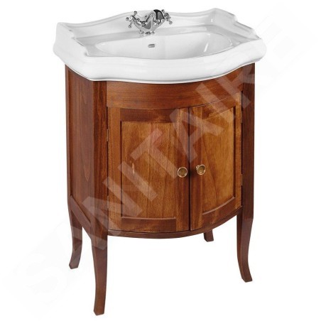 Sapho Retro - Meuble de lavabo 600x800x450 mm, hêtre 735140