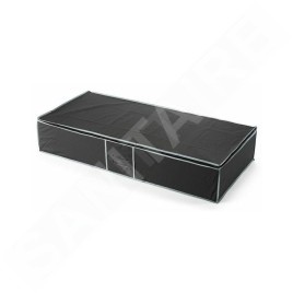 Compactor Boîtes de stockage - Boîte de rangement pour textiles 95x45x18 cm, noir RAN6272