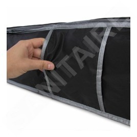 Compactor Boîtes de stockage - Boîte de rangement pour textiles 95x45x18 cm, noir RAN6272
