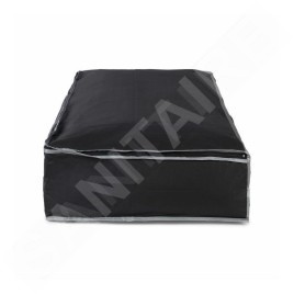 Compactor Boîtes de stockage - Boîte de rangement pour textiles 95x45x18 cm, noir RAN6272