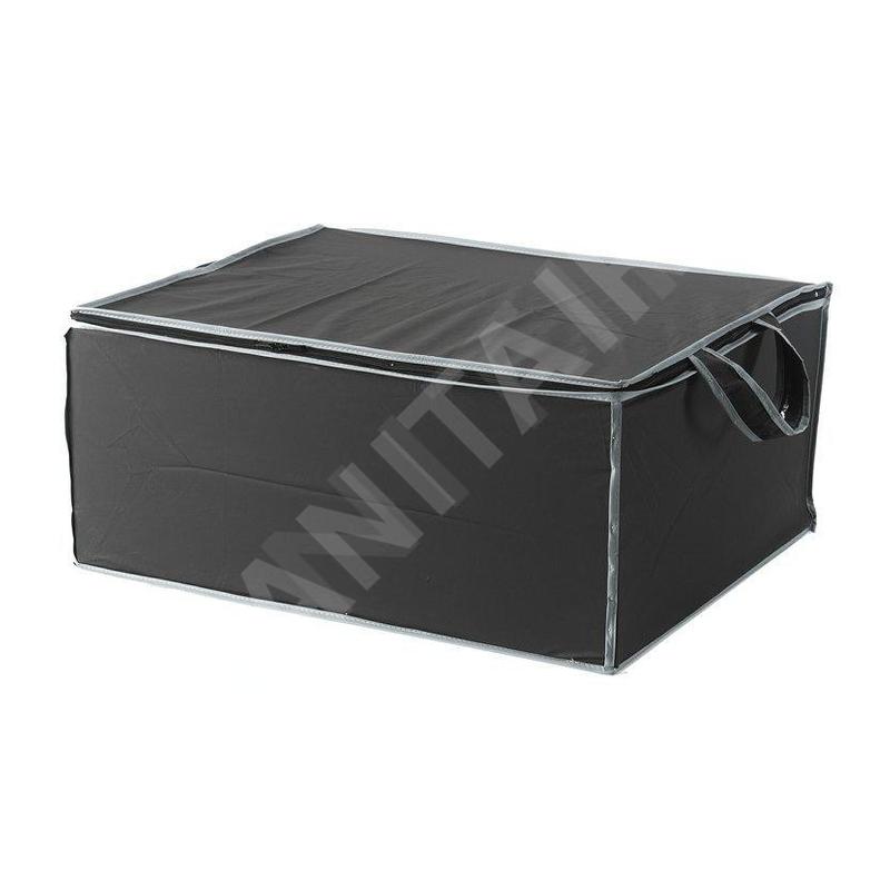 Compactor Boîtes de stockage - Boîte de rangement pour textiles 55x45x25 cm, noir RAN6273
