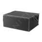 Compactor Boîtes de stockage - Boîte de rangement pour textiles 55x45x25 cm, noir RAN6273