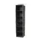 Compactor Organisation de penderie - Organiseur suspendu 30x30x128 cm, 6 compartiments, noir RAN6275