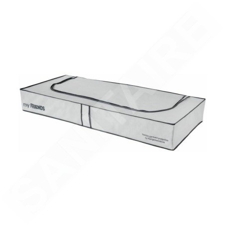Compactor Boîtes de stockage - Boîte de rangement pour textiles 15x108x45 cm, blanc/gris RAN634
