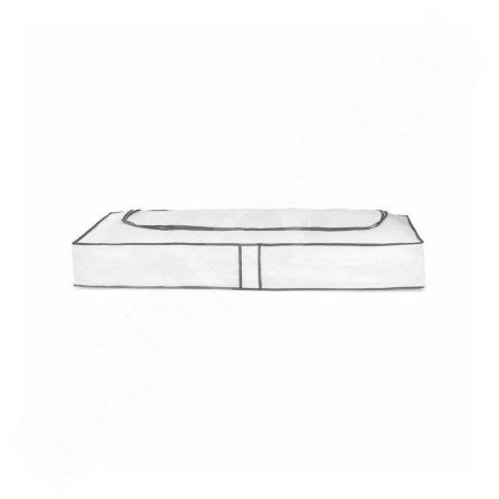 Compactor Boîtes de stockage - Boîte de rangement pour textiles 15x108x45 cm, blanc/gris RAN634
