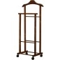 Compactor Organisation de penderie - Portemanteau 97x33x29 cm, avec roulettes, noyer RAN6756