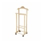 Compactor Organisation de penderie - Portemanteau 97x33x29 cm, avec roulettes, bois clair RAN7876