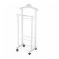 Compactor Organisation de penderie - Porte-vêtements 97x33x29 cm, avec roulettes, blanc RAN7877