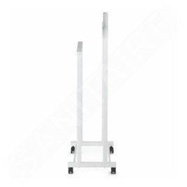 Compactor Organisation de penderie - Porte-vêtements 97x33x29 cm, avec roulettes, blanc RAN7877