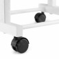 Compactor Organisation de penderie - Porte-vêtements 97x33x29 cm, avec roulettes, blanc RAN7877