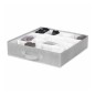 Compactor Organisation de penderie - Organiseur de tiroirs 40x40x9 cm, 16 compartiments, gris RAN10169