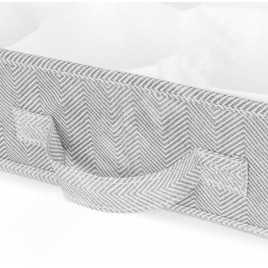 Compactor Organisation de penderie - Organiseur de tiroirs 40x40x9 cm, 16 compartiments, gris RAN10169