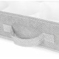 Compactor Organisation de penderie - Organiseur de tiroirs 40x40x9 cm, 16 compartiments, gris RAN10169