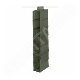 Compactor Organisation de penderie - Organiseur suspendu 15x30x105 cm, 7 compartiments, vert RAN10870